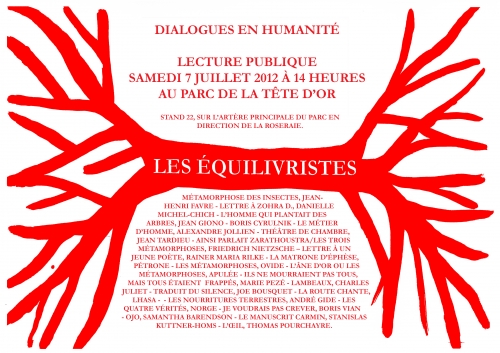 dialogues en humanité, résilience, équilivristes