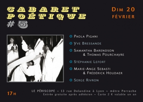 périscope, cabaret poétique #5